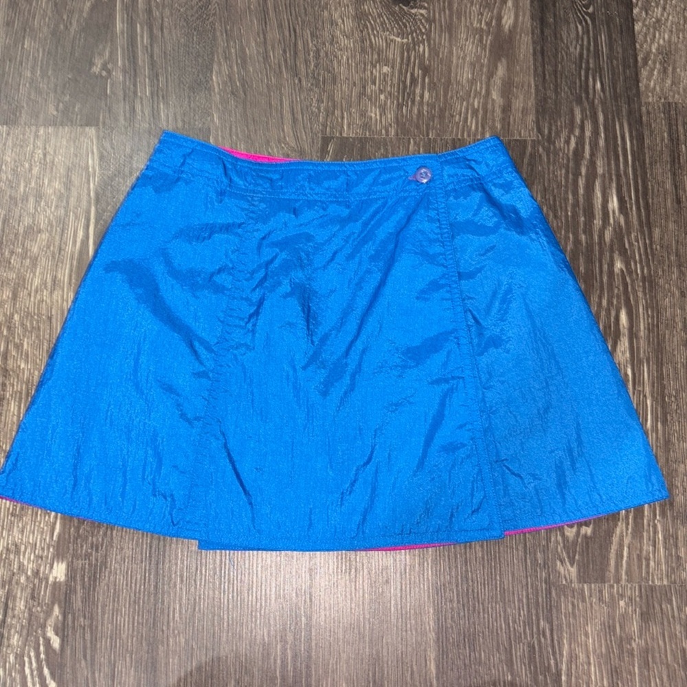 Unique bright colored, reversible skirt